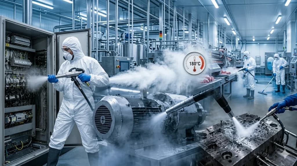 Desinfección con vapor saturado a 180°C