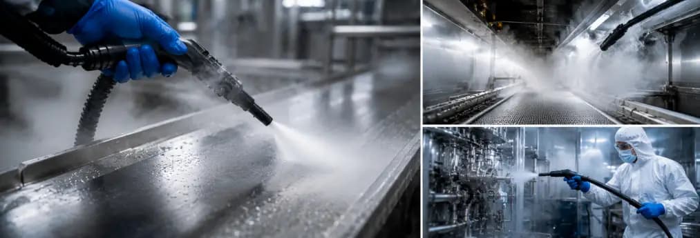 Desinfección con vapor saturado a 180°C